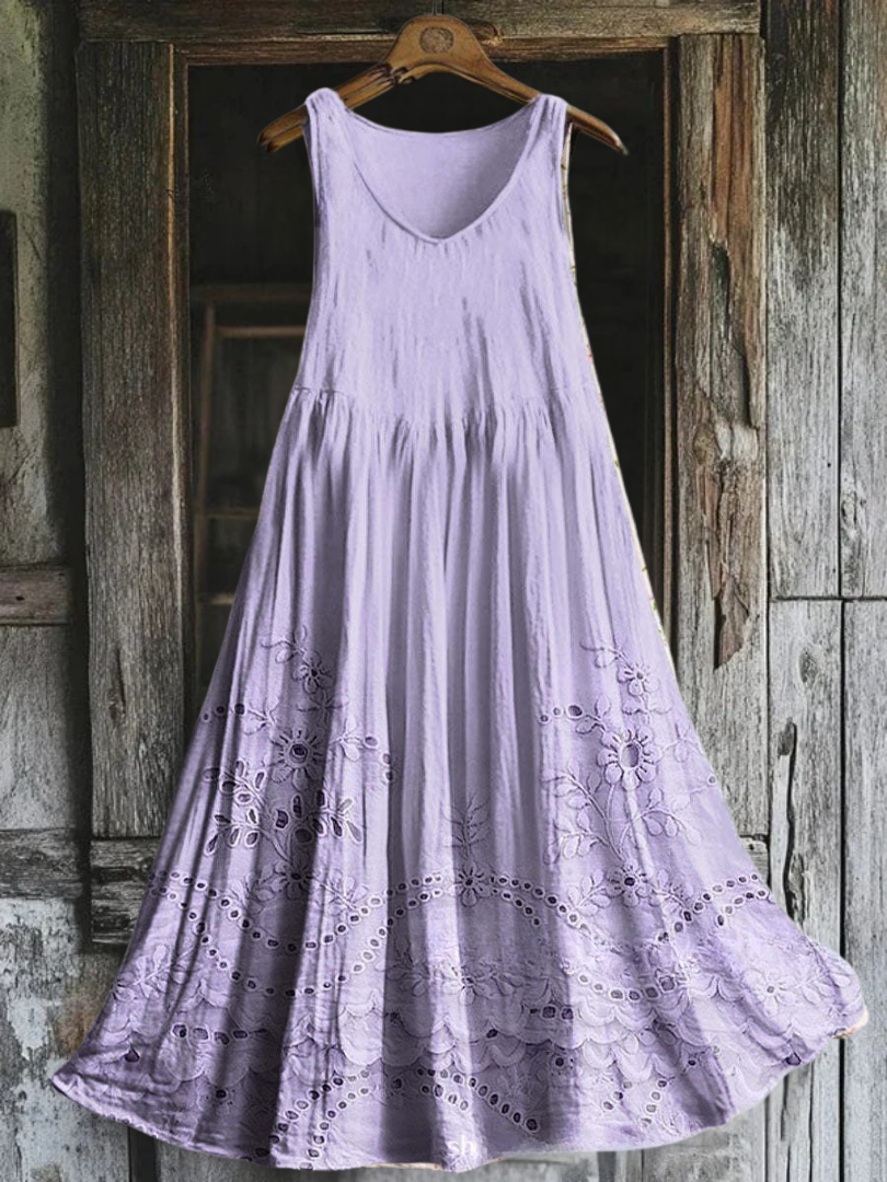 Margaux – Sukienka z angielskim haftem