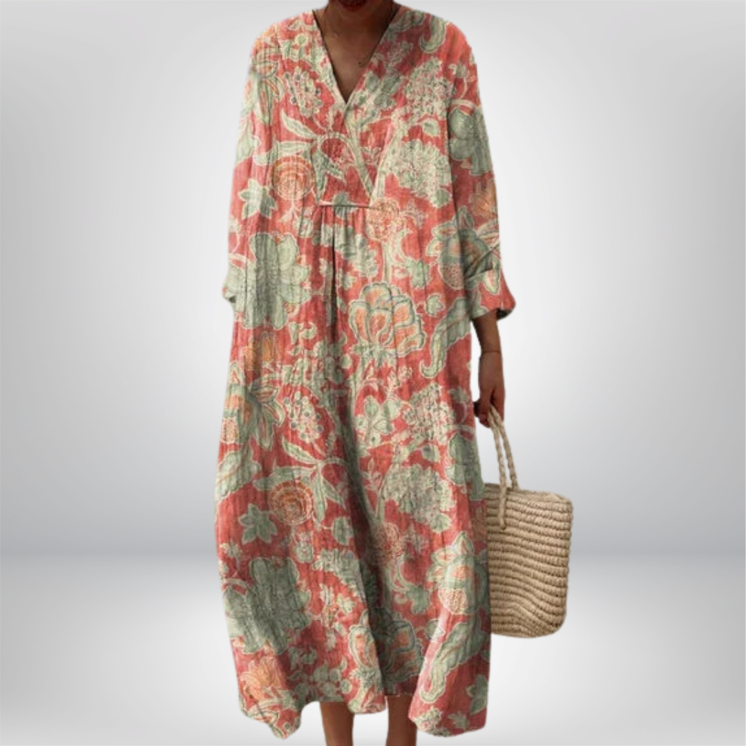 Elin | Vintage Kwiatowa Sukienka