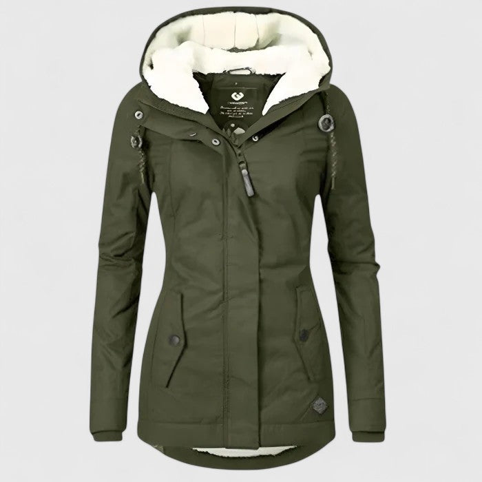 Coriselle – Minimalistyczny Wodoodporny Płaszcz Zimowy