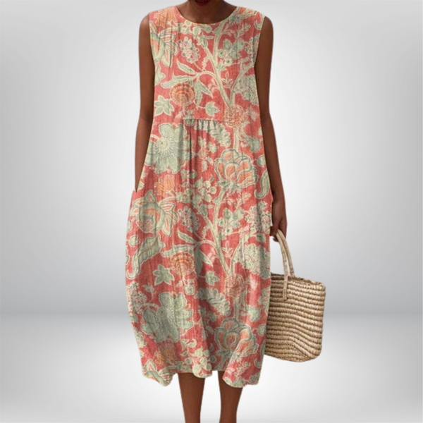 Elin | Vintage Kwiatowa Sukienka