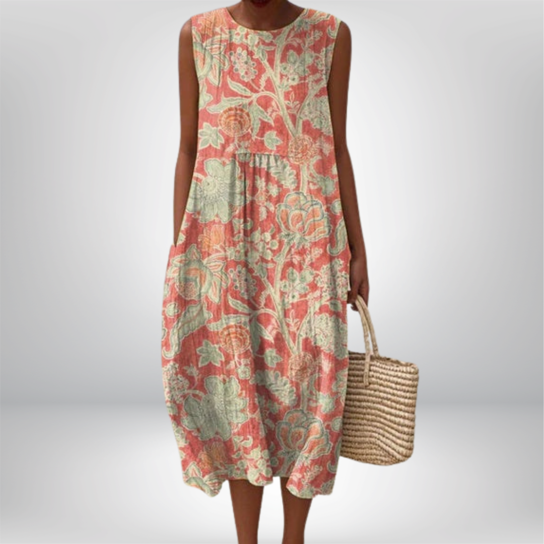 Elin | Vintage Kwiatowa Sukienka