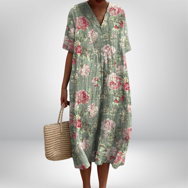 Lina | Sukienka Vintage w Kwiaty