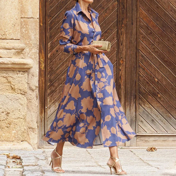 Élise | Elegancka sukienka z długim rękawem