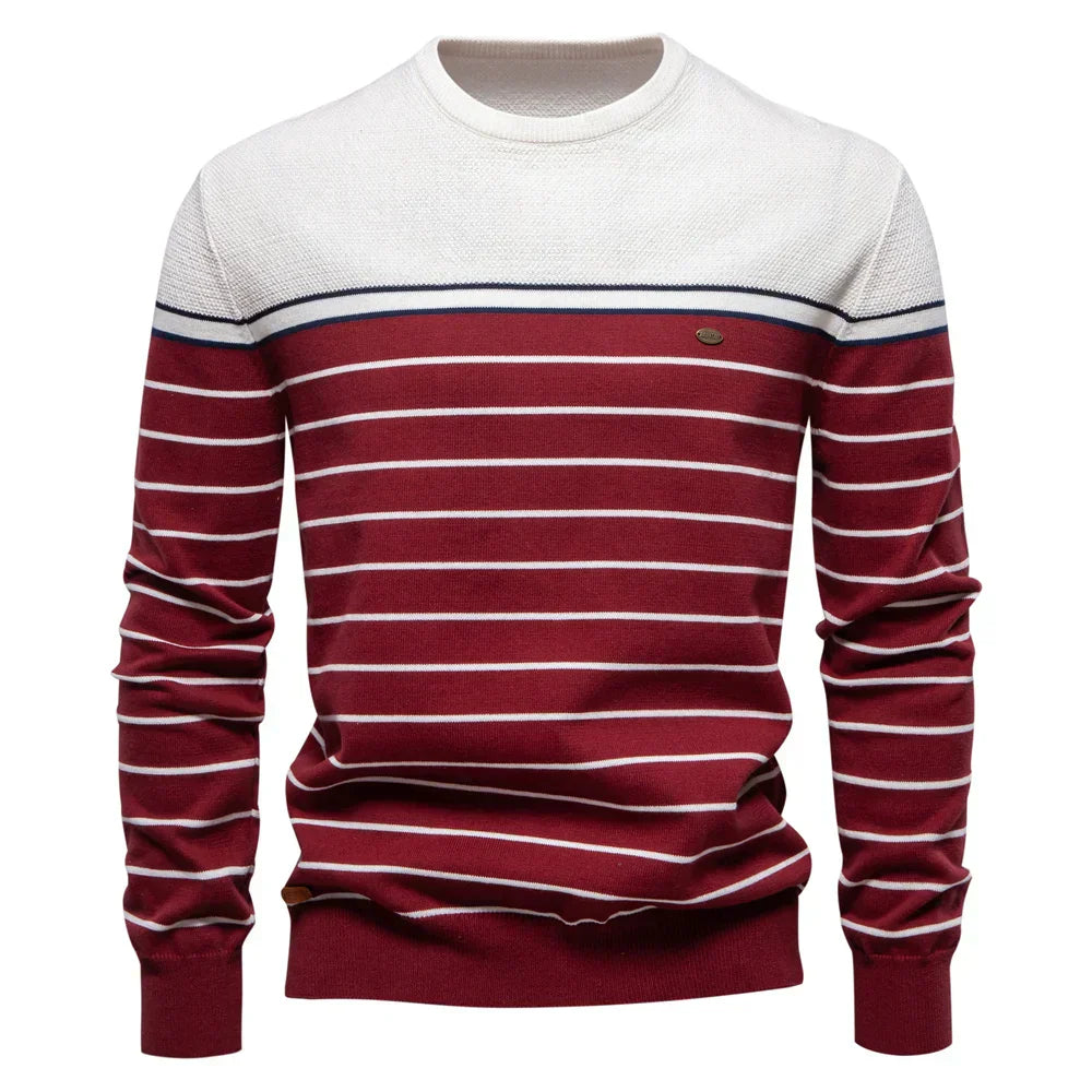 Adrien™ | Sweter w paski marynarski