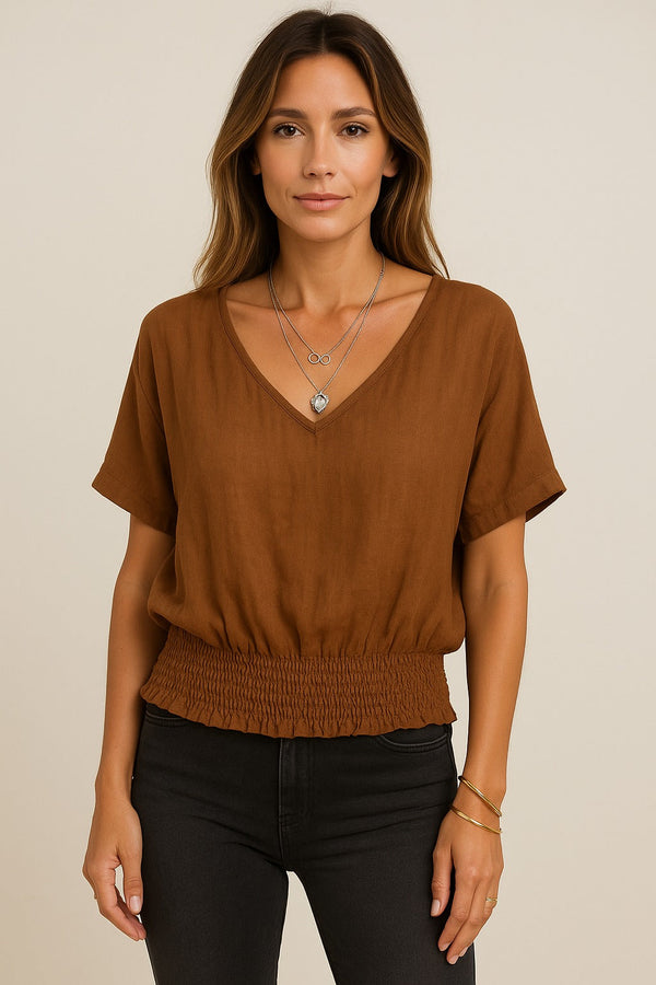 Jenny | Luźny Letni Top