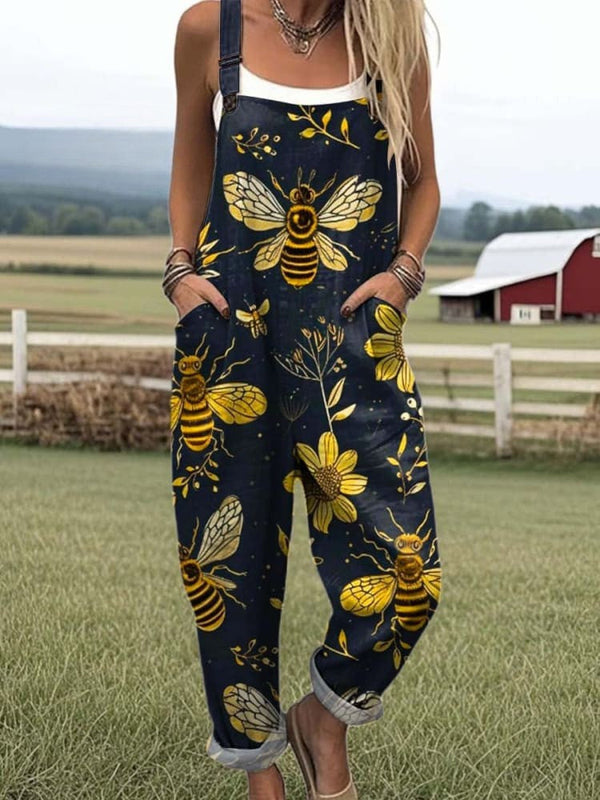 Daria™ | Artystyczny Kombinezon Bawełniany