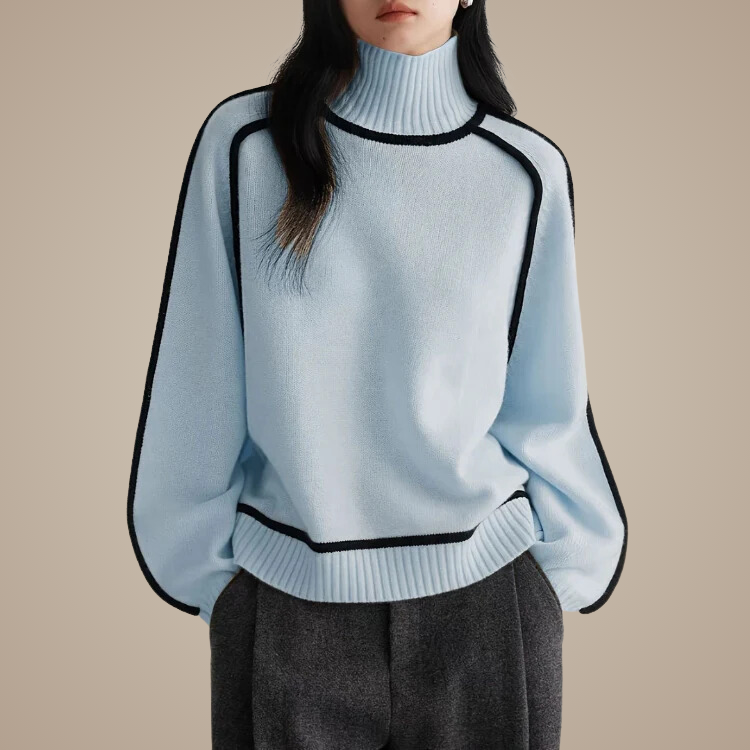 Emily - Sweter z golfem