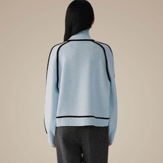 Emily - Sweter z golfem