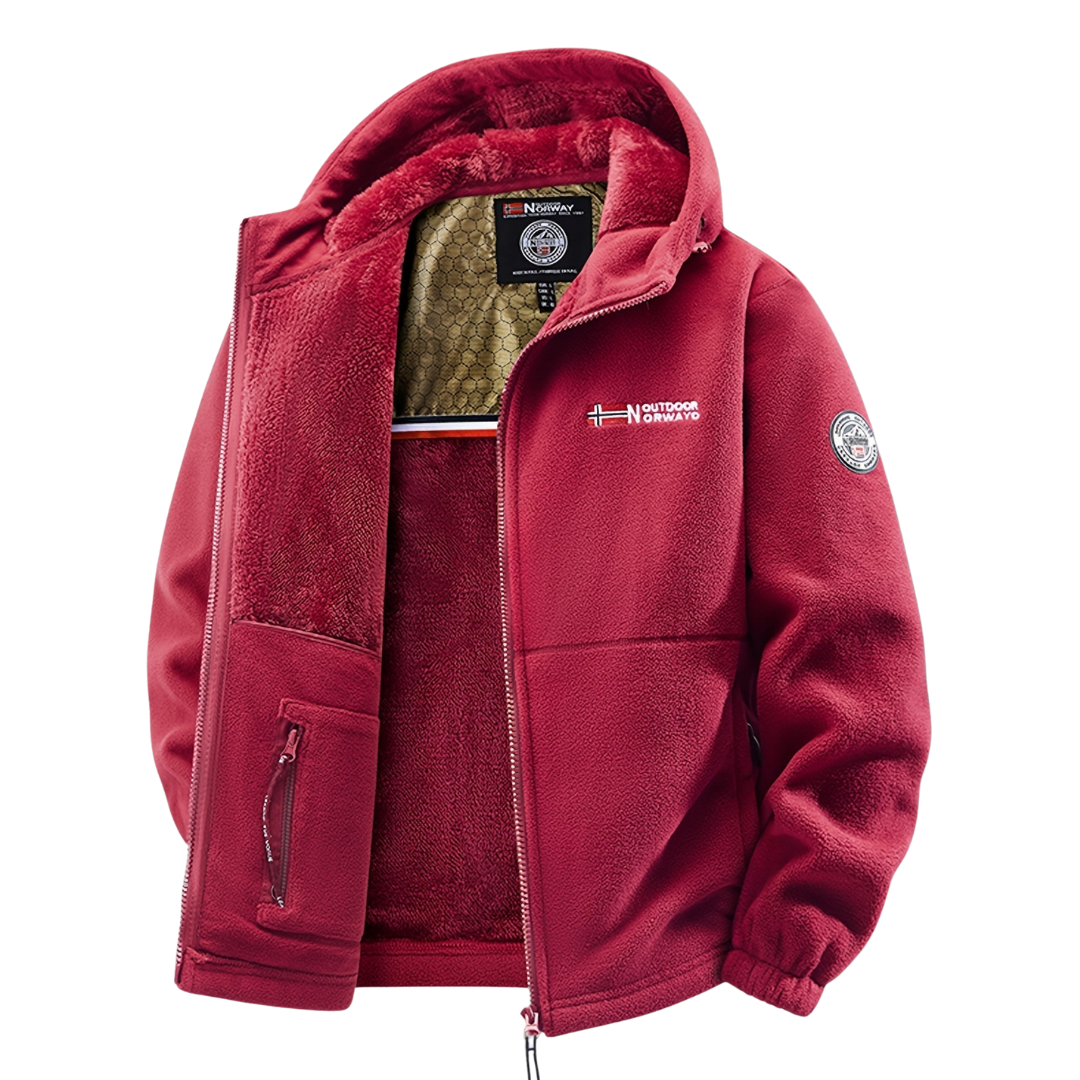 Izolowana Kurtka Polar Fleece z Pełnym Zamkiem