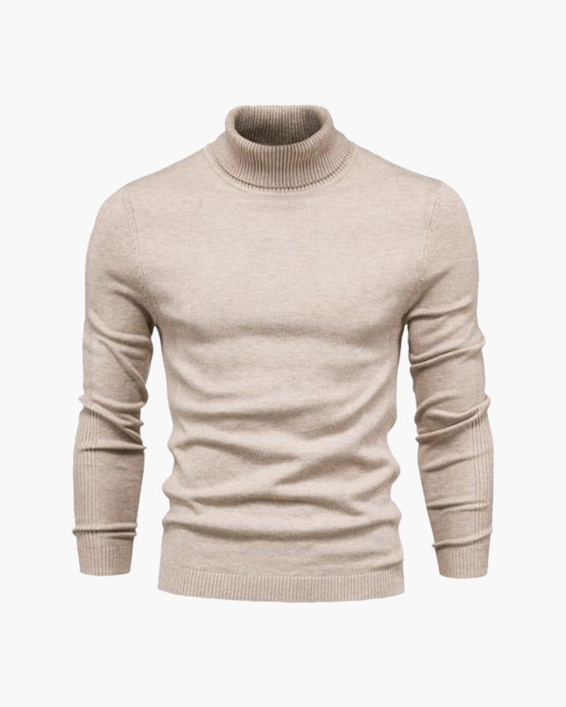 René™ | Sweter z Golfem z Wełny Merino