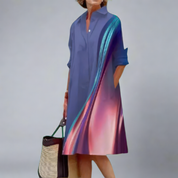 Helga | Ręcznie robiona sukienka midi