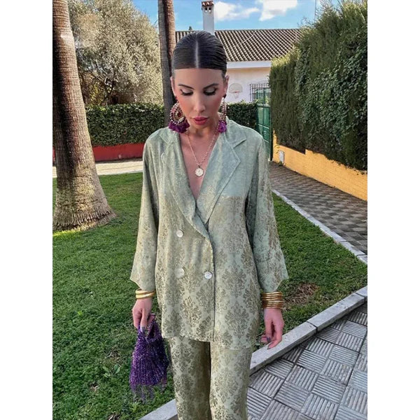 Kelly™ | Elegancki Zestaw Żakietowy