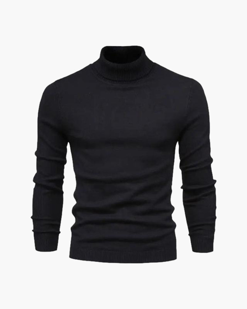 René™ | Sweter z Golfem z Wełny Merino