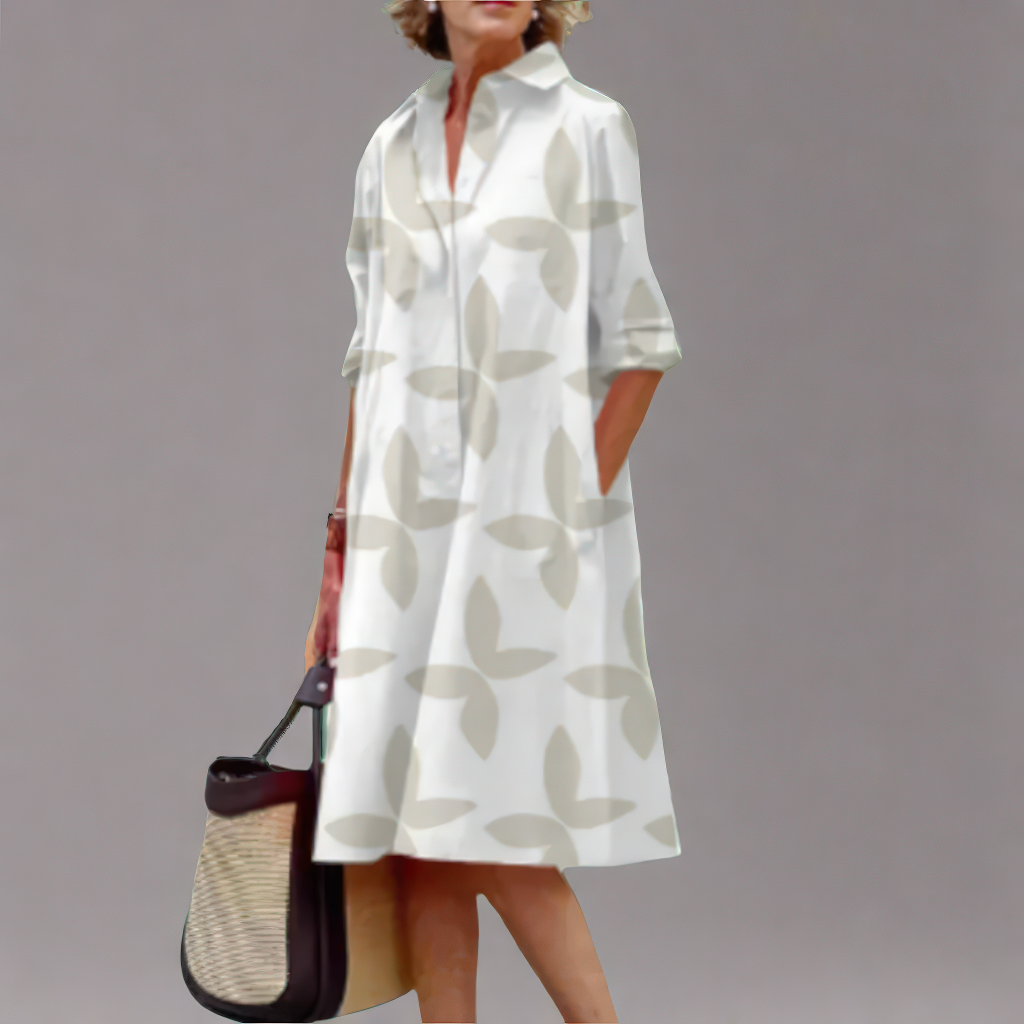 Fenna | Ręcznie robiona sukienka midi