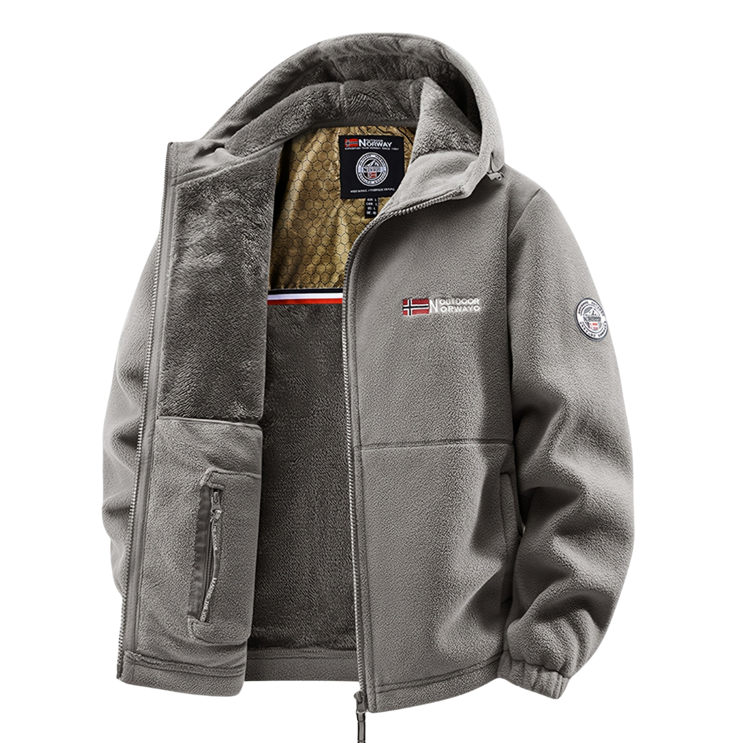 Izolowana Kurtka Polar Fleece z Pełnym Zamkiem