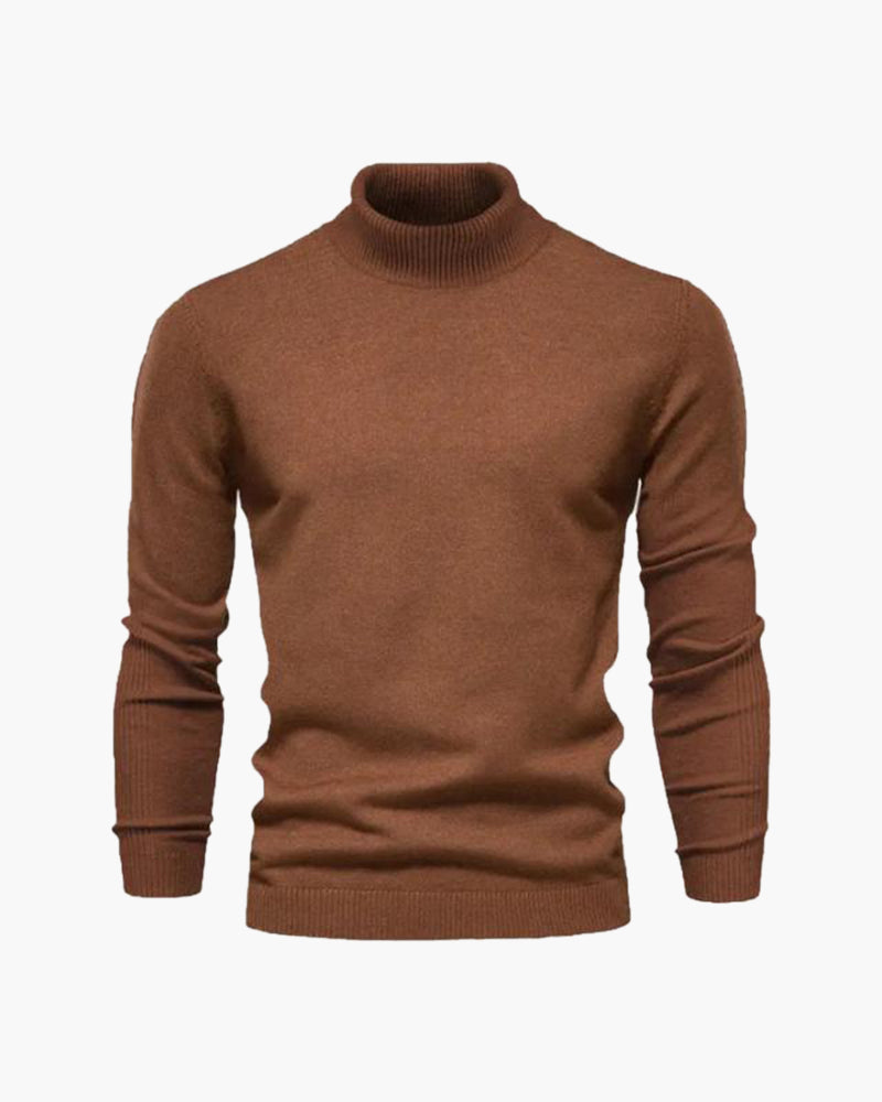 René™ | Sweter z Golfem z Wełny Merino