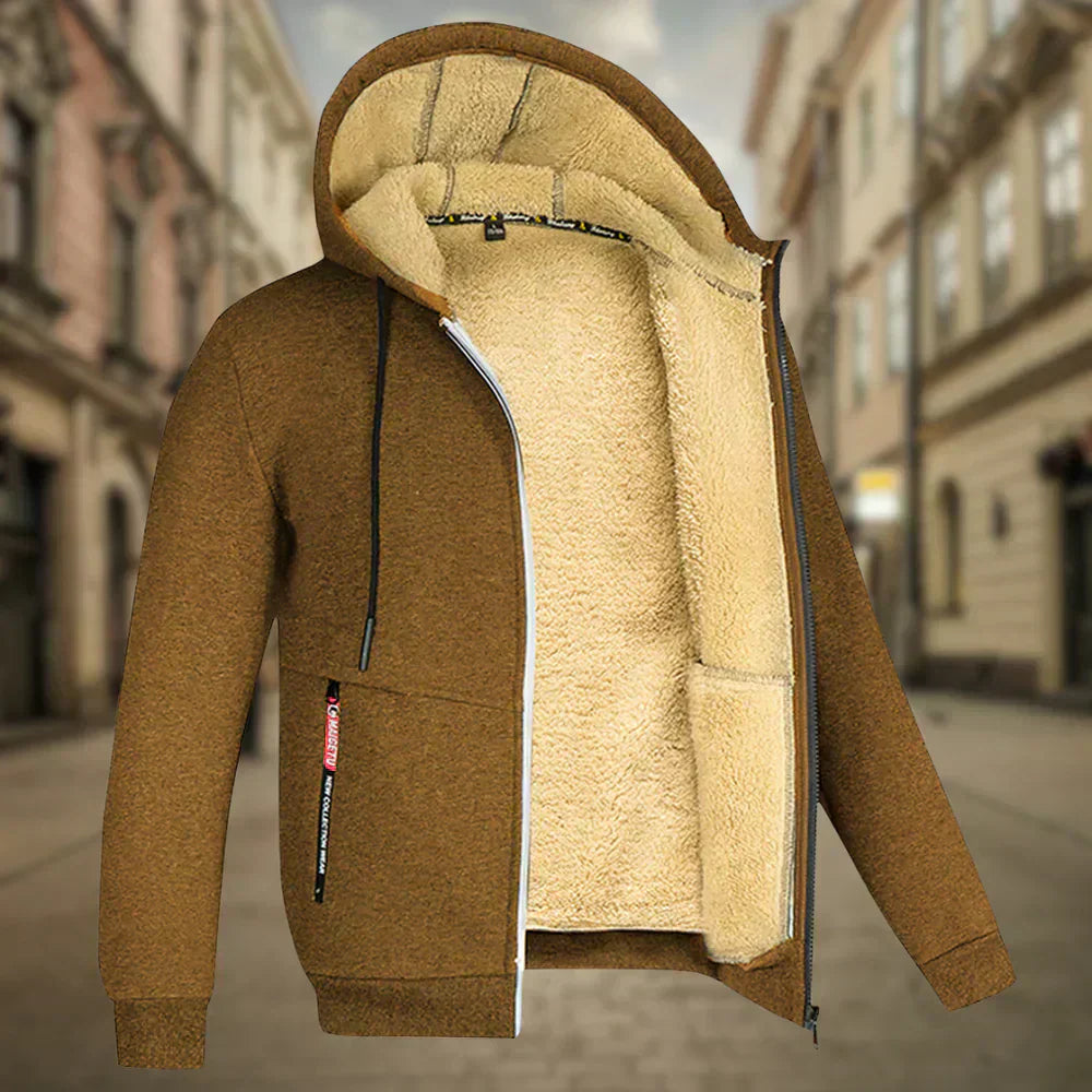 Remy™ - Męska Bluza Fleece z Kapturem