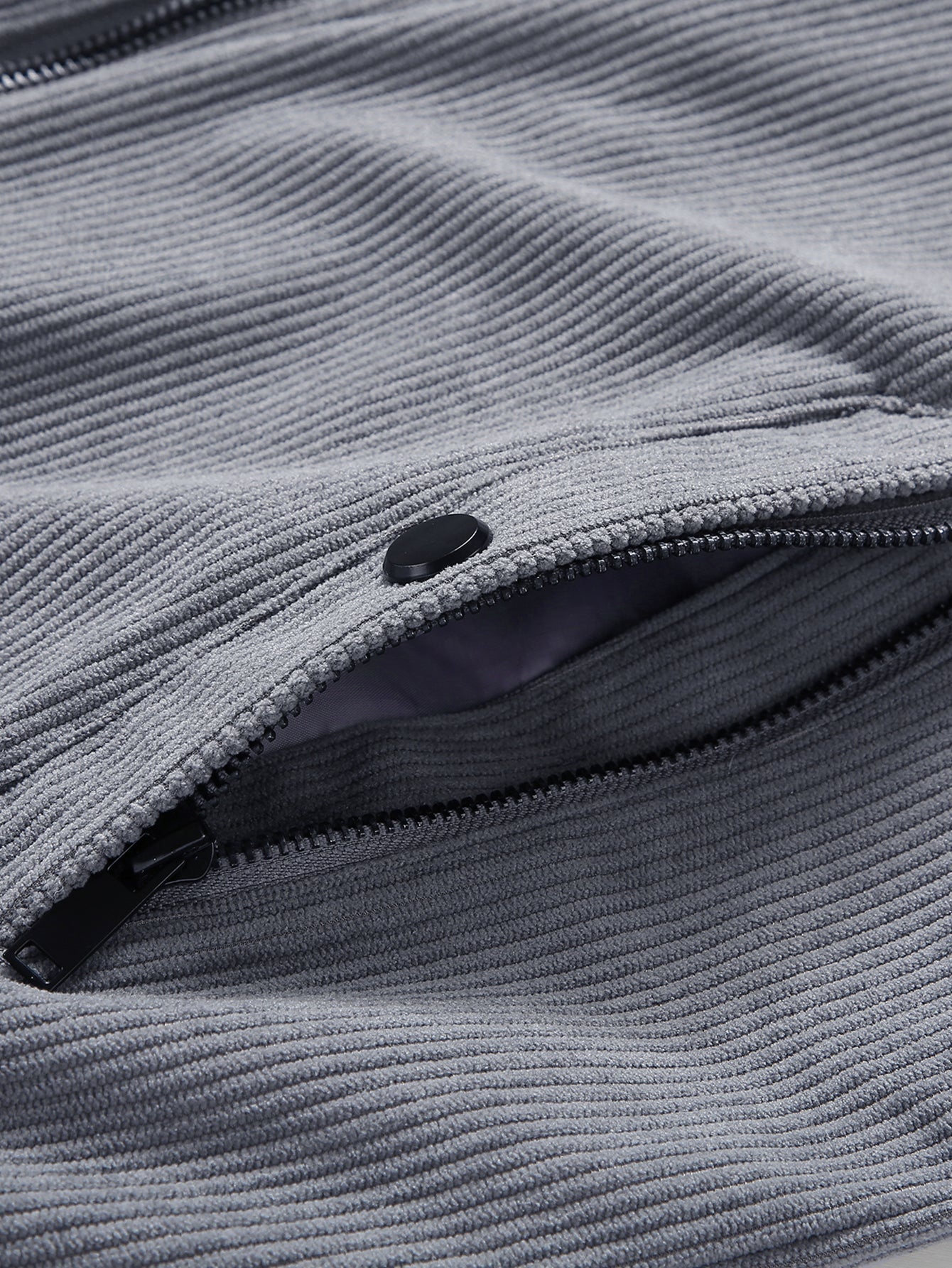 Kurtka Sztruksowa Vintage na Zamek