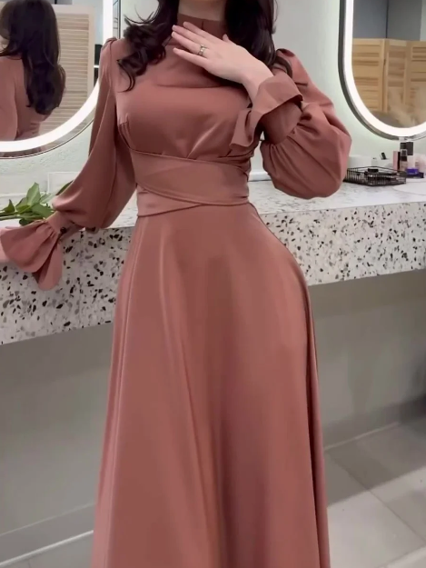 ItalianFrost - Sukienka Chiffon Maxi