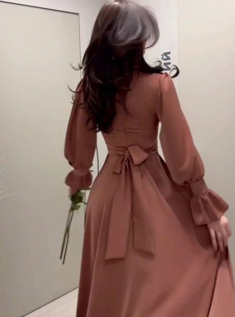 ItalianFrost - Sukienka Chiffon Maxi