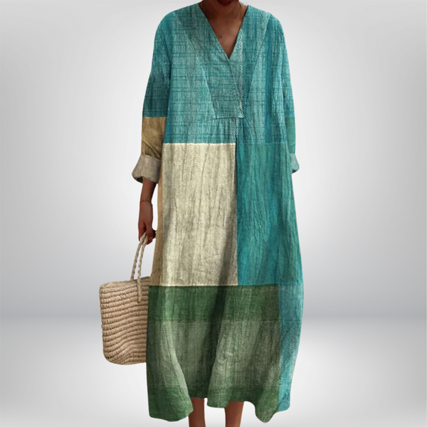 Monika | Elegancka Sukienka Geometryczna