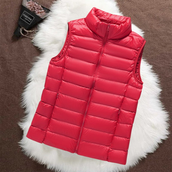 Isa Padded Gilet | Czerwony