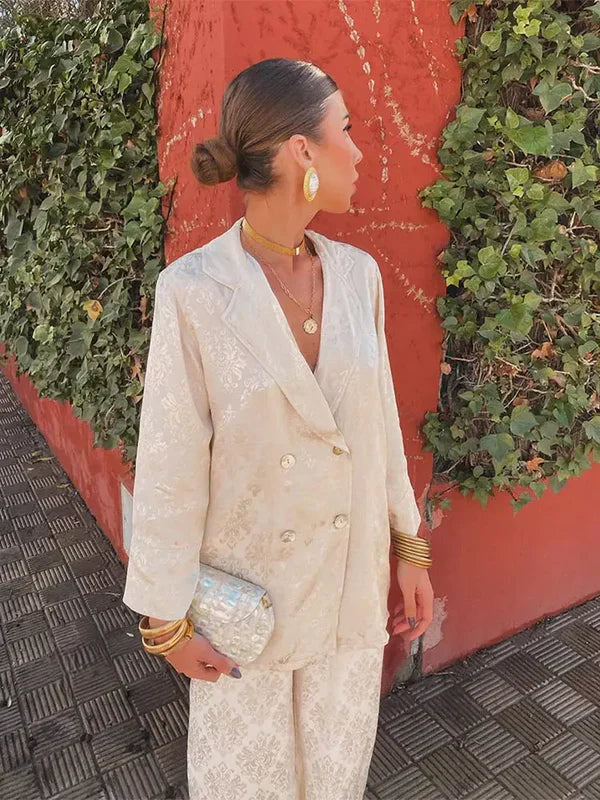 Kelly™ | Elegancki Zestaw Żakietowy