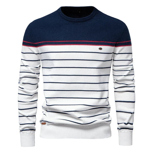 Adrien™ | Sweter w paski marynarski