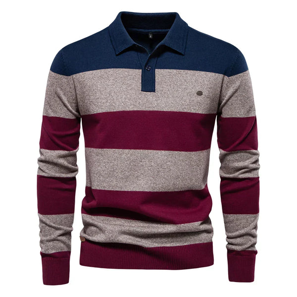 Theo™ | Sweter w Cienkie Paski