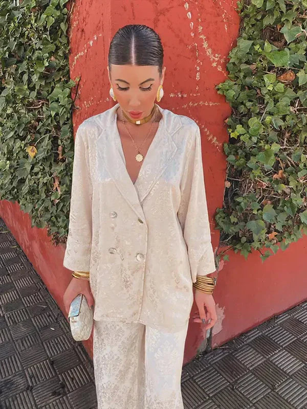 Kelly™ | Elegancki Zestaw Żakietowy