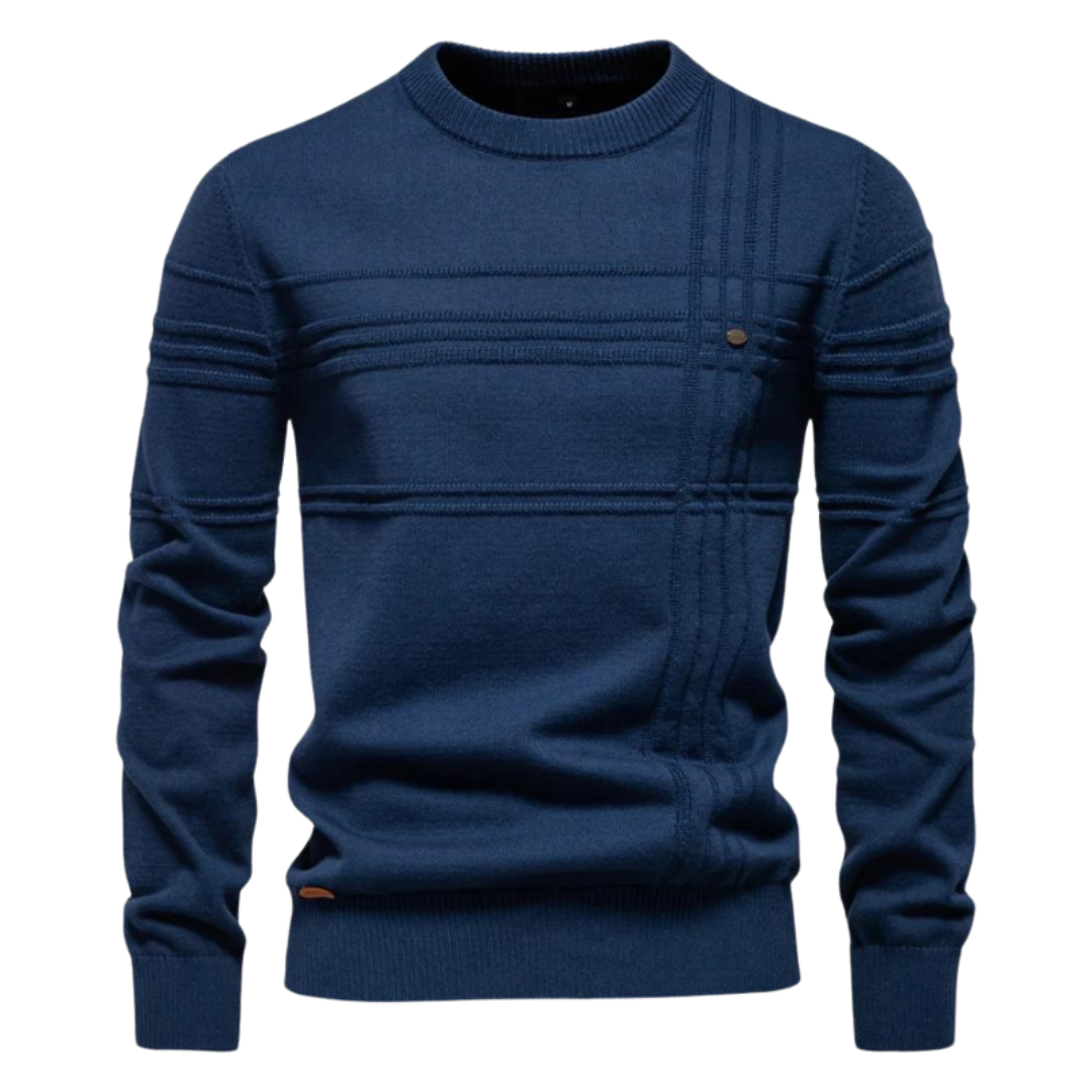 Lucas™ | Elegancki sweter w kratę