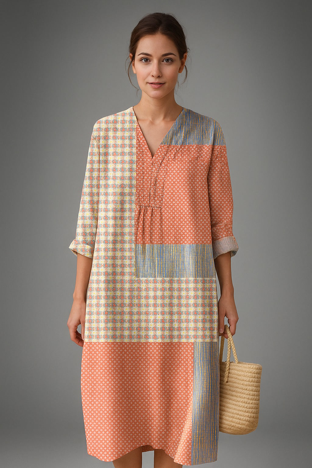 Bethany™ | Elegancka Sukienka Geometryczna