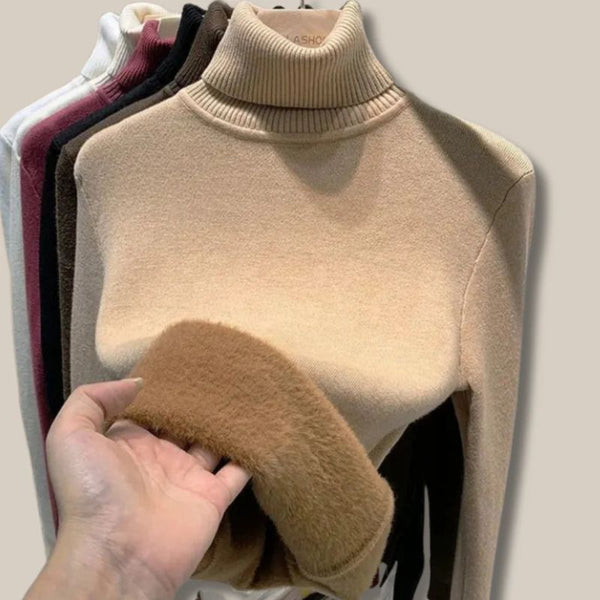 Kyra | Ciepły, Casualowy Sweter z Golfem