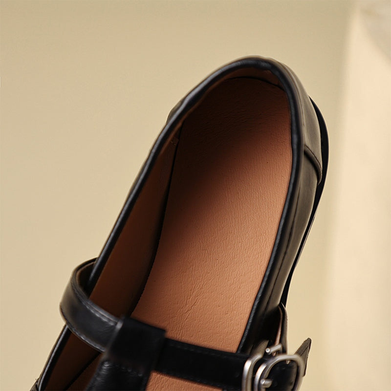 Christabel™ | Ręcznie robione buty Mary Jane na pasku T